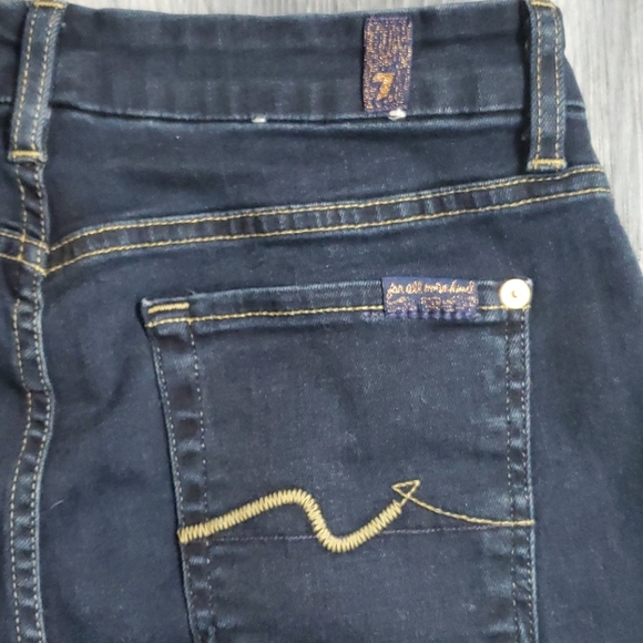 7 for all mankind jean shorts - Picture 3 of 5